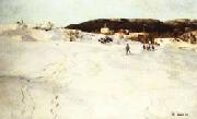 Frits Thaulow A Winter Day in Norway china oil painting artist